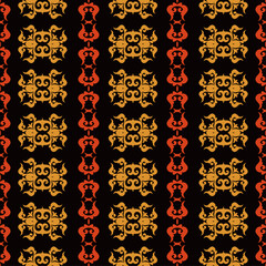 Classic ornament. Decorative seamless pattern with swirls for designer wallpaper, trendy print, trendy decor, home textile, retro decor. Vector.