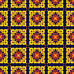 Classic ornament. Decorative seamless pattern with swirls for designer wallpaper, trendy print, trendy decor, home textile, retro decor. Vector.