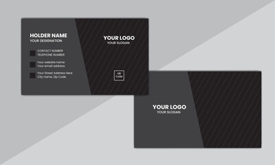 Corporate Business card design for personal identity
