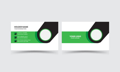 Modern and Simple Business card template design for corporate business