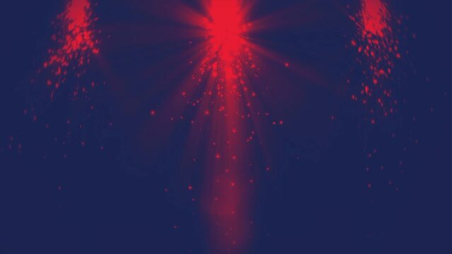 Red glitter lights sparkles motion animation 