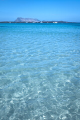 Famous La Cinta beach with beautiful water. San Theodoro in Sardinia, Italy - 633882230