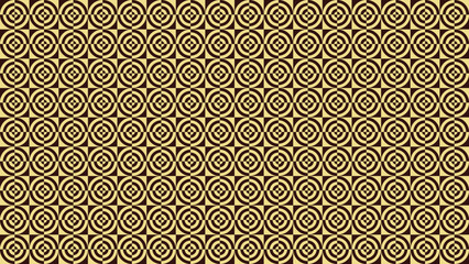 Hypnotic circle 16:9 pattern background. Optical illusion repeating design.