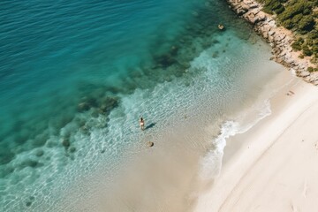 woman on the beach