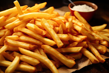 French fries close-up