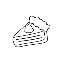 pumpkin pie illustration