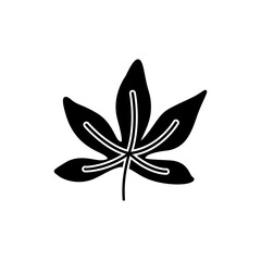 chestnut leaf illustration