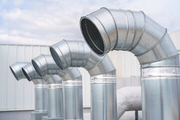 The air conditioning and ventilation system of a large industrial building