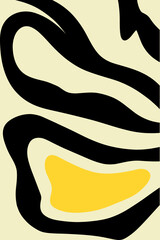 Assorted Simple Minimalist Modern Abstract Shape Wall Art Poster Background 