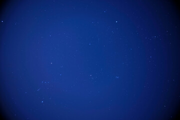 オリオン座の見える夜空