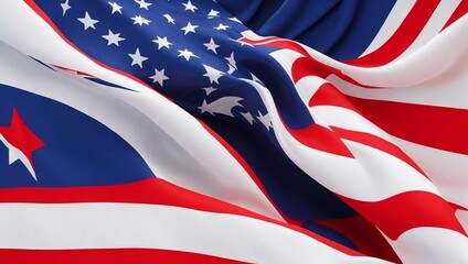 a close up of a flag