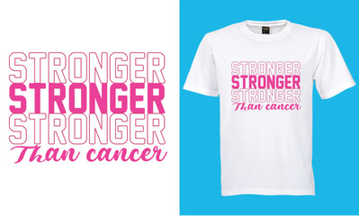 Breast Cancer Awareness t shirt design with pink ribbon