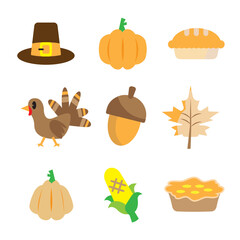 The pumpkin and  for Thanksgiving day concept 3d rendering