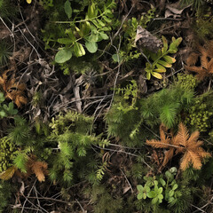 Fototapeta premium Grass and plants