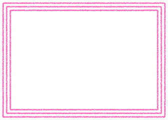 クレヨン素材のフレーム