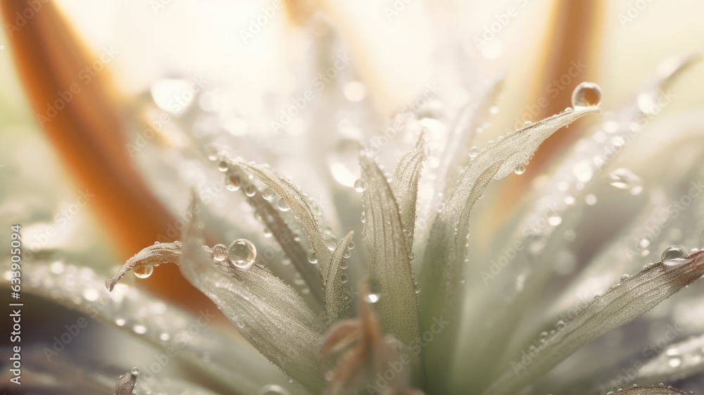 Poster a close up of macro photography of nature in dull style with a soft focus. generative ai image aig30