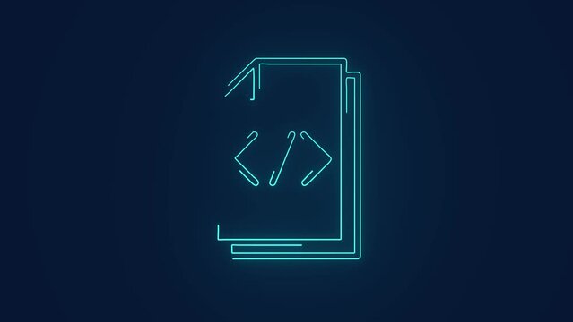 web development programming language code animation