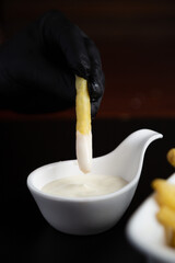 Peixe Empanado com Batatas frita