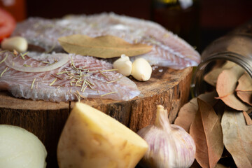 Peixe Empanado com Batatas frita