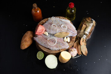 Peixe Empanado com Batatas frita