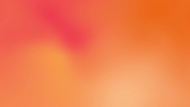 Animated gradient motion background with dark orange, light orange color combinations
