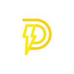 Monogram design vector logo. Monogram initial letter mark D logo design. Monogram design vector logo. Monogram initial letter mark D logo design simple D monogram