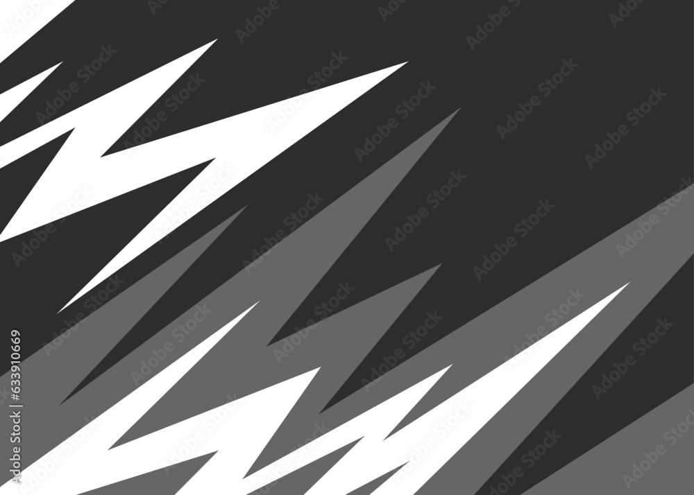 Poster Abstract background with colorful zigzag line pattern