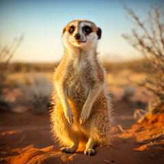 Fototapeta premium meerkat on guard