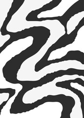 Abstract background with wavy rough wavy line pattern