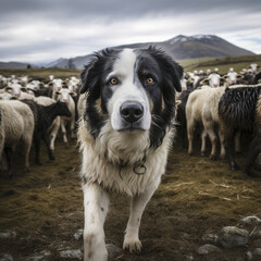 black and white sheep