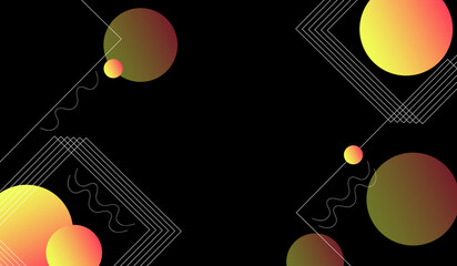 Obraz premium Modern shapes Abstract background design with colorful shape for banner template presentation and promotion