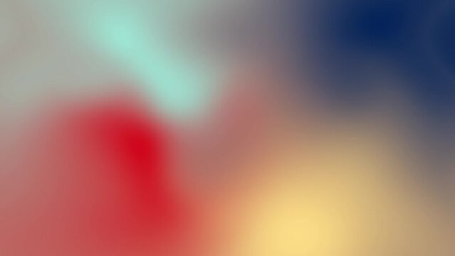 Animated gradient motion background with red, orange, blue, teal color combinations