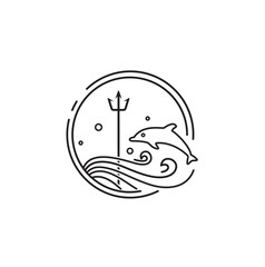 picture of sea, flipper and aquaman stick