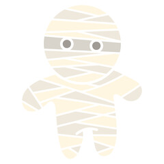 mummy cartoon character 