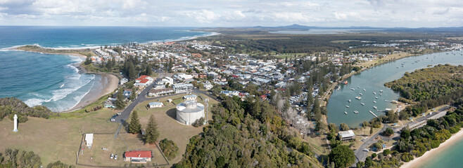 The town of Yamba on the NSW north coast ,Australia.