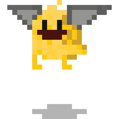 Pixel art monster character 6