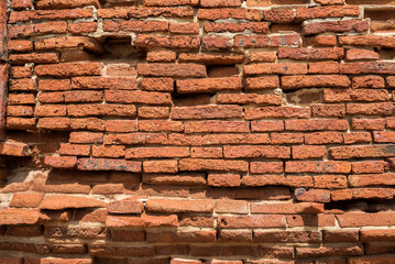 Old brick wall. Grunge background
