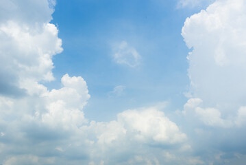 Sky background, blue sky with cloud
