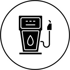 Fototapeta premium Petrol Pump Icon