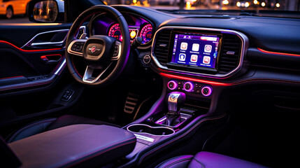 interior of a car color, 