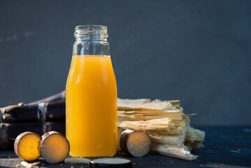 Fresh squeezed sugar cane juice
