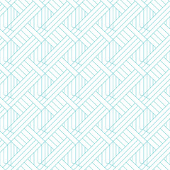 Abstract vector seamless pattern and swatches oriental line texture on white background wallpaper geometric diagonal fabric waves set of design elements