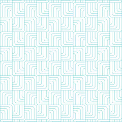 Abstract vector seamless pattern and swatches oriental line texture on white background wallpaper geometric diagonal fabric waves set of design elements