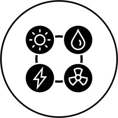 Energy Sources Icon