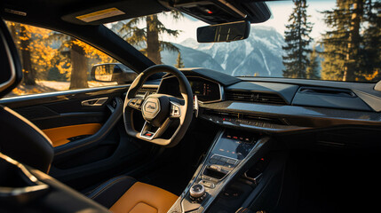 interior of a car