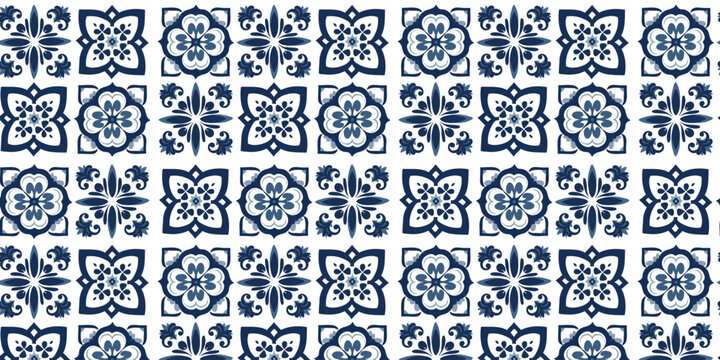 Pattern vector tiles traditional textures ornamental ceramics Spanish Portuguese Mexican Arabic Moroccan Italian colonial hydraulic majolica Turkish azulejos baldosas losetas racholas cer&aacute;micas patr&oacute;n