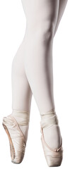 Digital png photo of lowsection of ballerina on transparent background © vectorfusionart