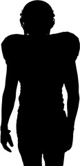 Digital png illustration of silhouette of man on transparent background