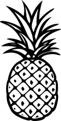 Pineapple Handdrawn Illustration