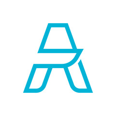 Monogram design vector logo. Monogram initial letter mark A logo design. Monogram design vector logo. Monogram initial letter mark A logo design simple A monogram